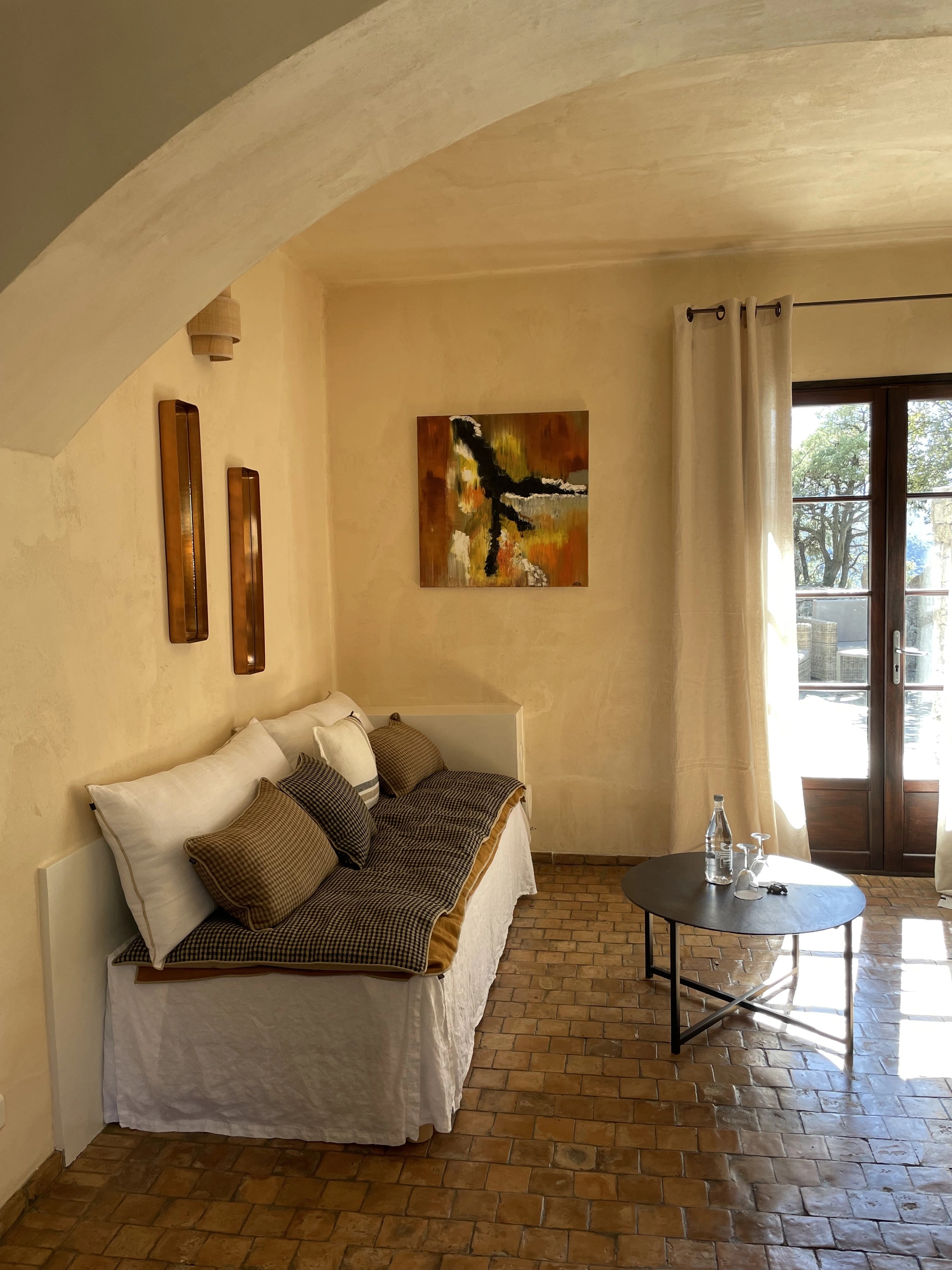 Le salon de la location Pietra à Lama en Balagne en Corse